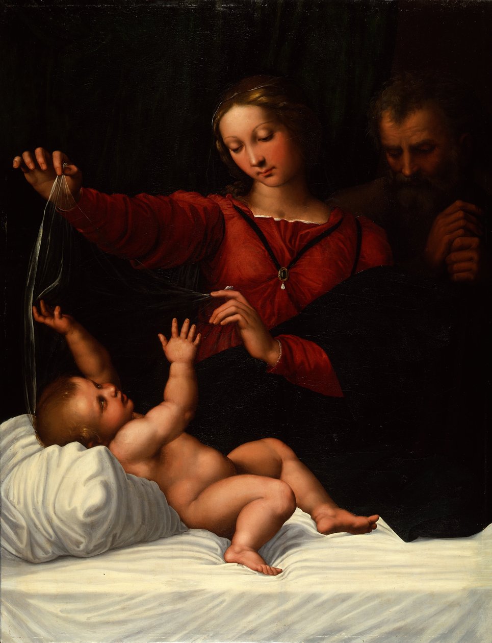 A Szent Család alkotó: Raffaello Sanzio Raphael