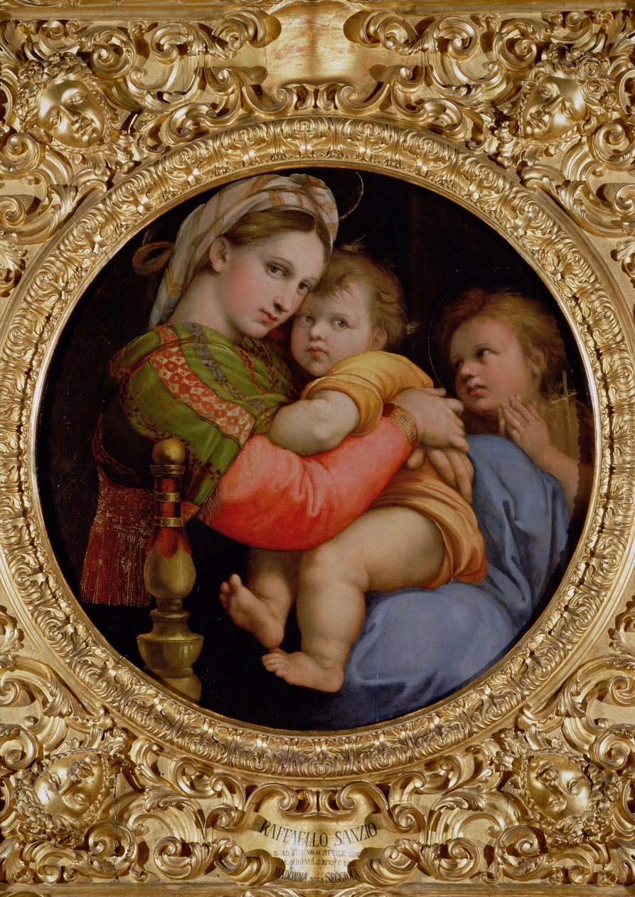 A Szék Madonnája alkotó: Raffaello Sanzio Raphael