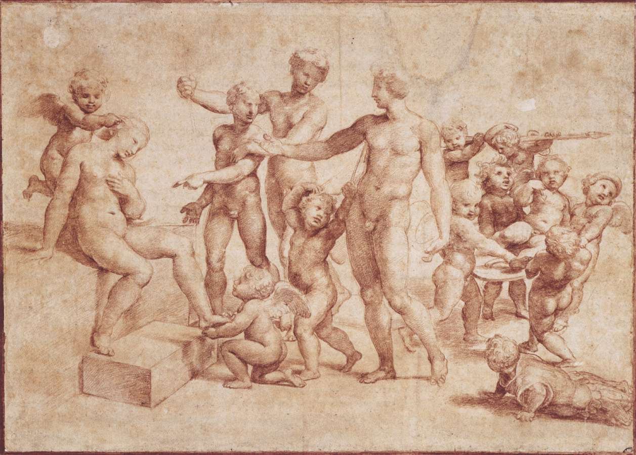 Sándor és Roxane esküvője alkotó: Raffaello Sanzio Raphael