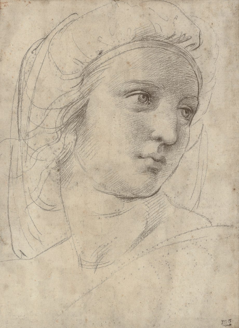 Múzsa feje alkotó: Raffaello Sanzio Raphael