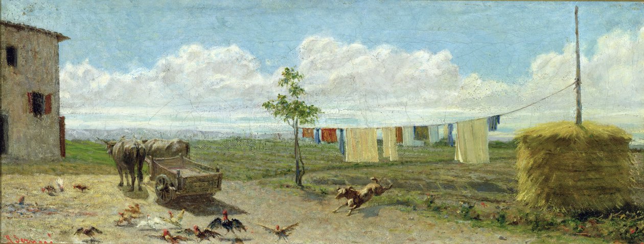 A tanyaudvar alkotó: Raffaello Sernesi