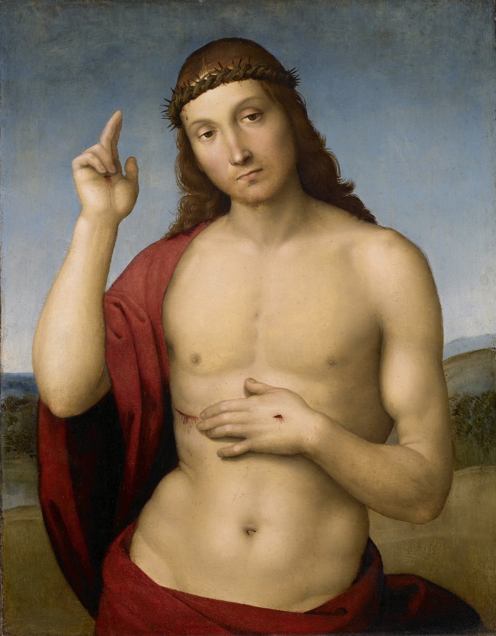 Krisztusi áldás alkotó: Raffaello Sanzio Raphael