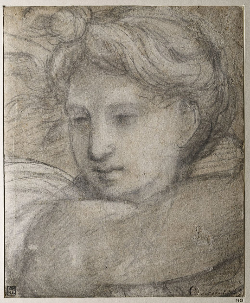 Angyal feje, c. 1520 alkotó: Raffaello Sanzio Raphael