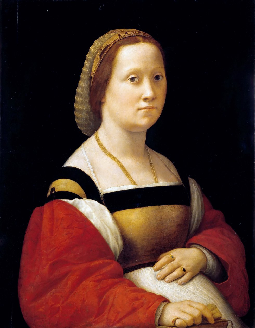 A terhes nő, 1505-1506. alkotó: Raffaello Sanzio Raphael