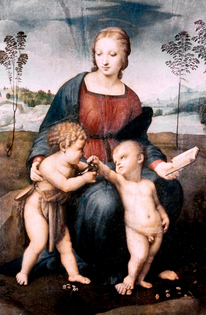 Aranypinty Madonna, 1507 alkotó: Raffaello Sanzio Raphael