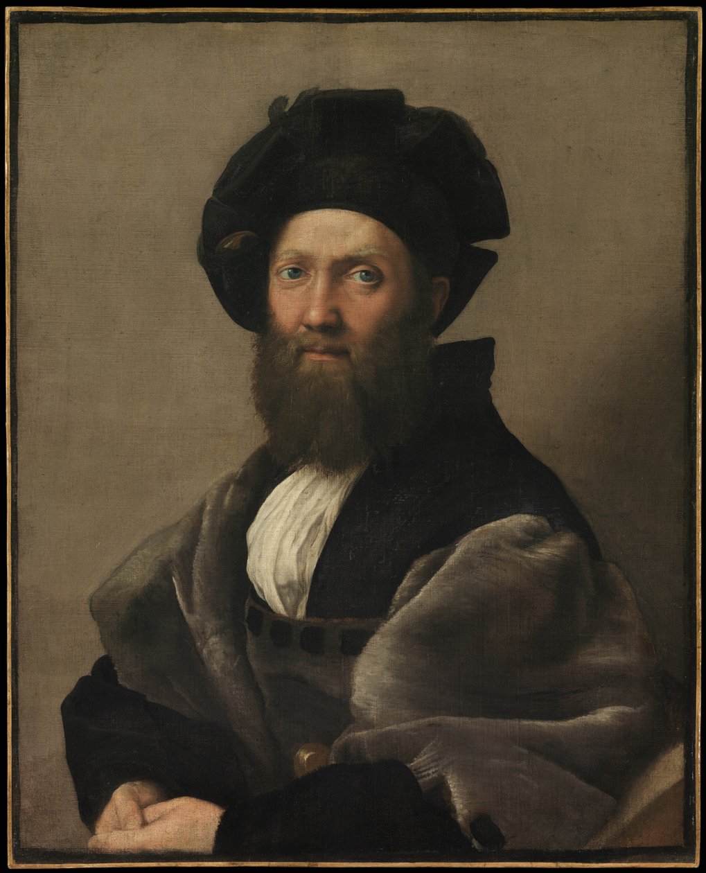 Baldassare Castiglione portréja, 1515 körül alkotó: Raffaello Sanzio Raphael