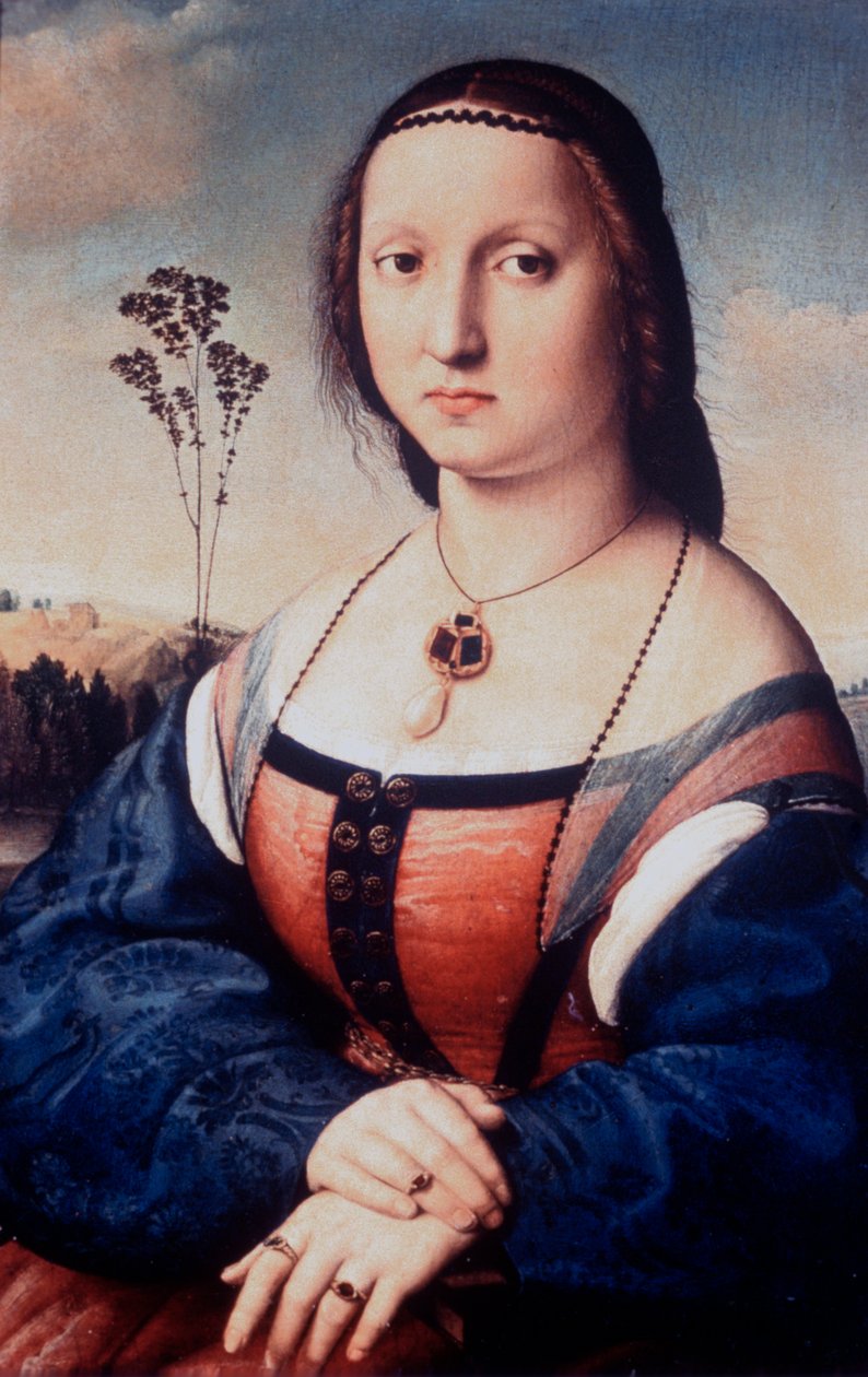 Maddalena Doni portréja, 1506 alkotó: Raffaello Sanzio Raphael