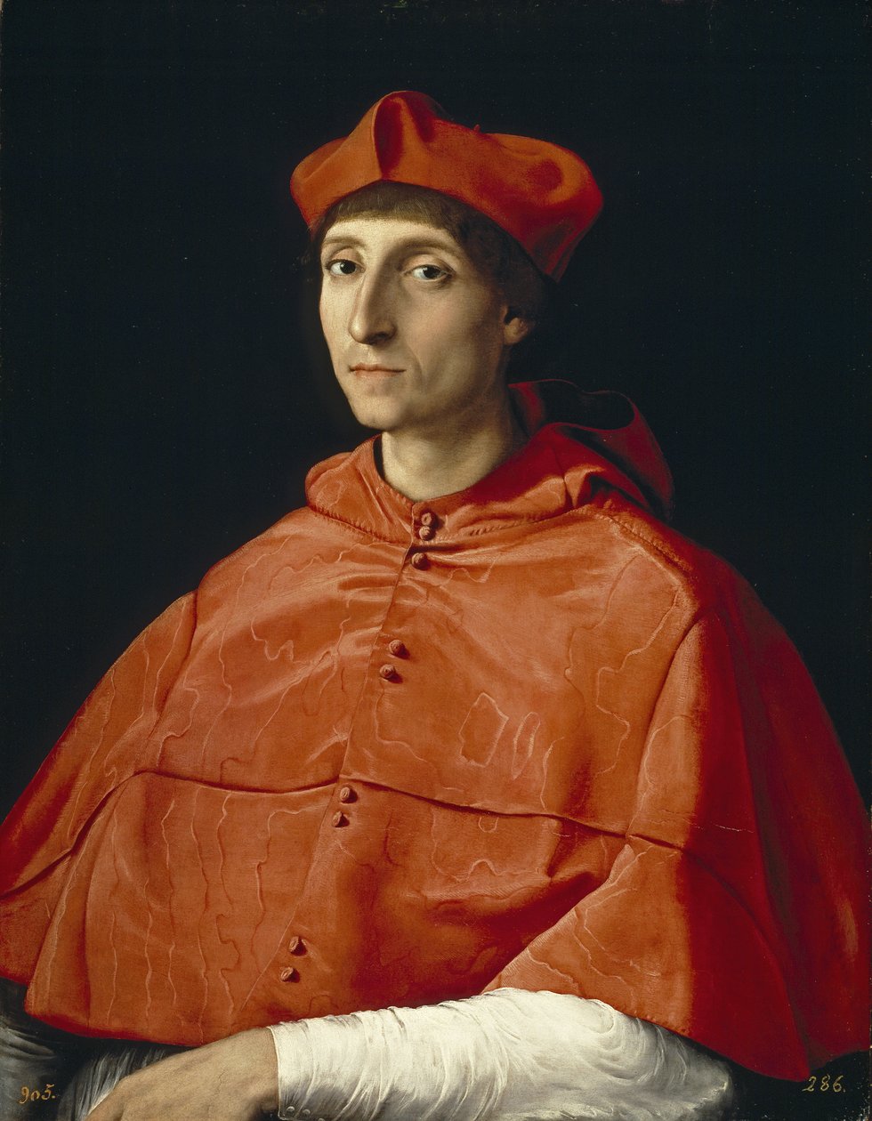 Bíboros portréja, c. 1510 alkotó: Raffaello Sanzio Raphael