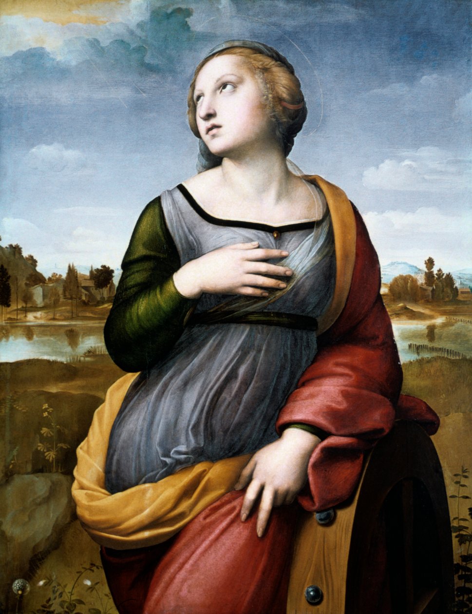 Alexandriai Szent Katalin, 1507 alkotó: Raffaello Sanzio Raphael