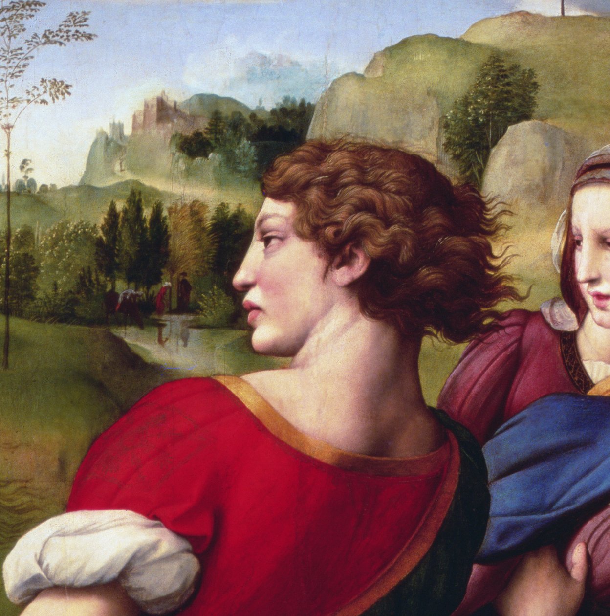 A lerakódás (részlet), 1507 alkotó: Raffaello Sanzio Raphael