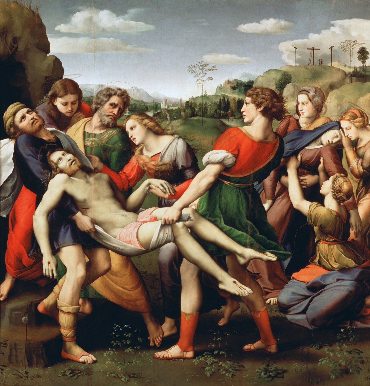 A letétel, 1507 alkotó: Raffaello Sanzio Raphael