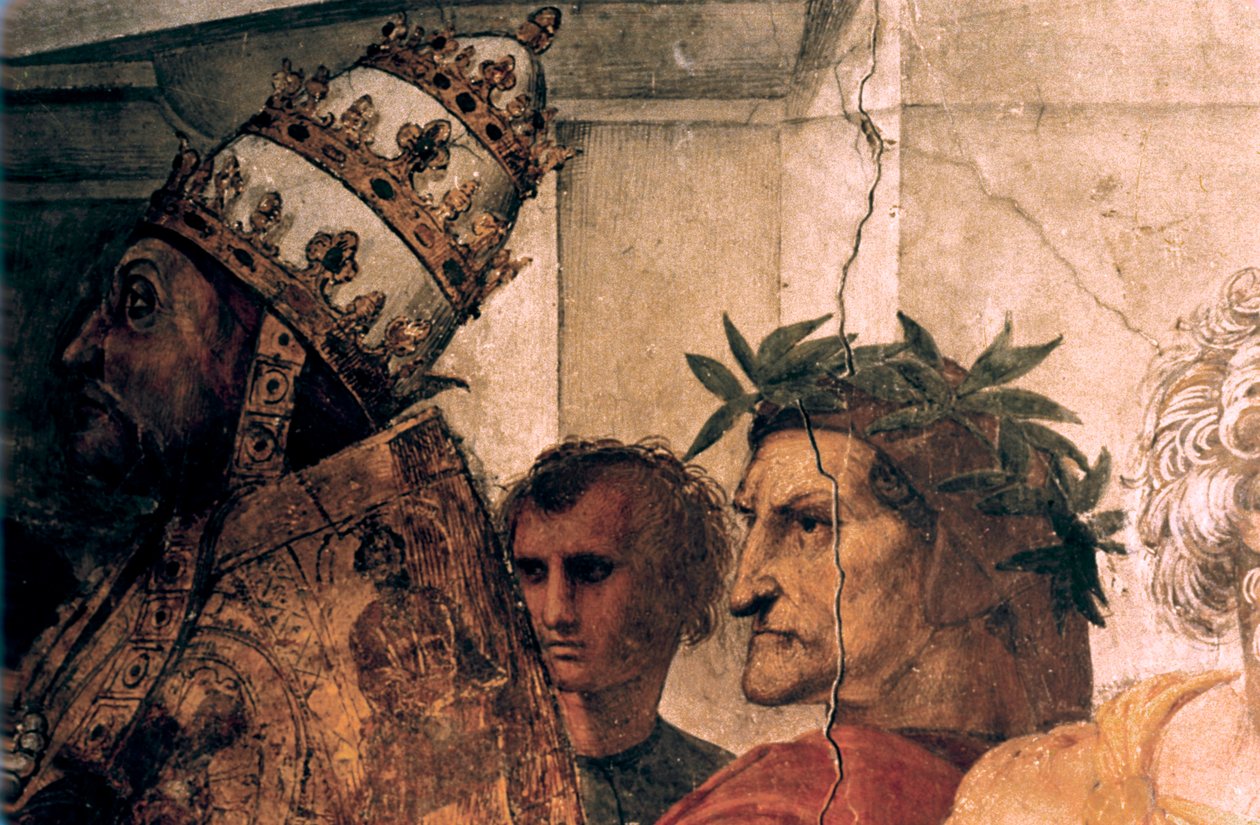 A Szentségi vita részlete, 1508-1509 alkotó: Raffaello Sanzio Raphael