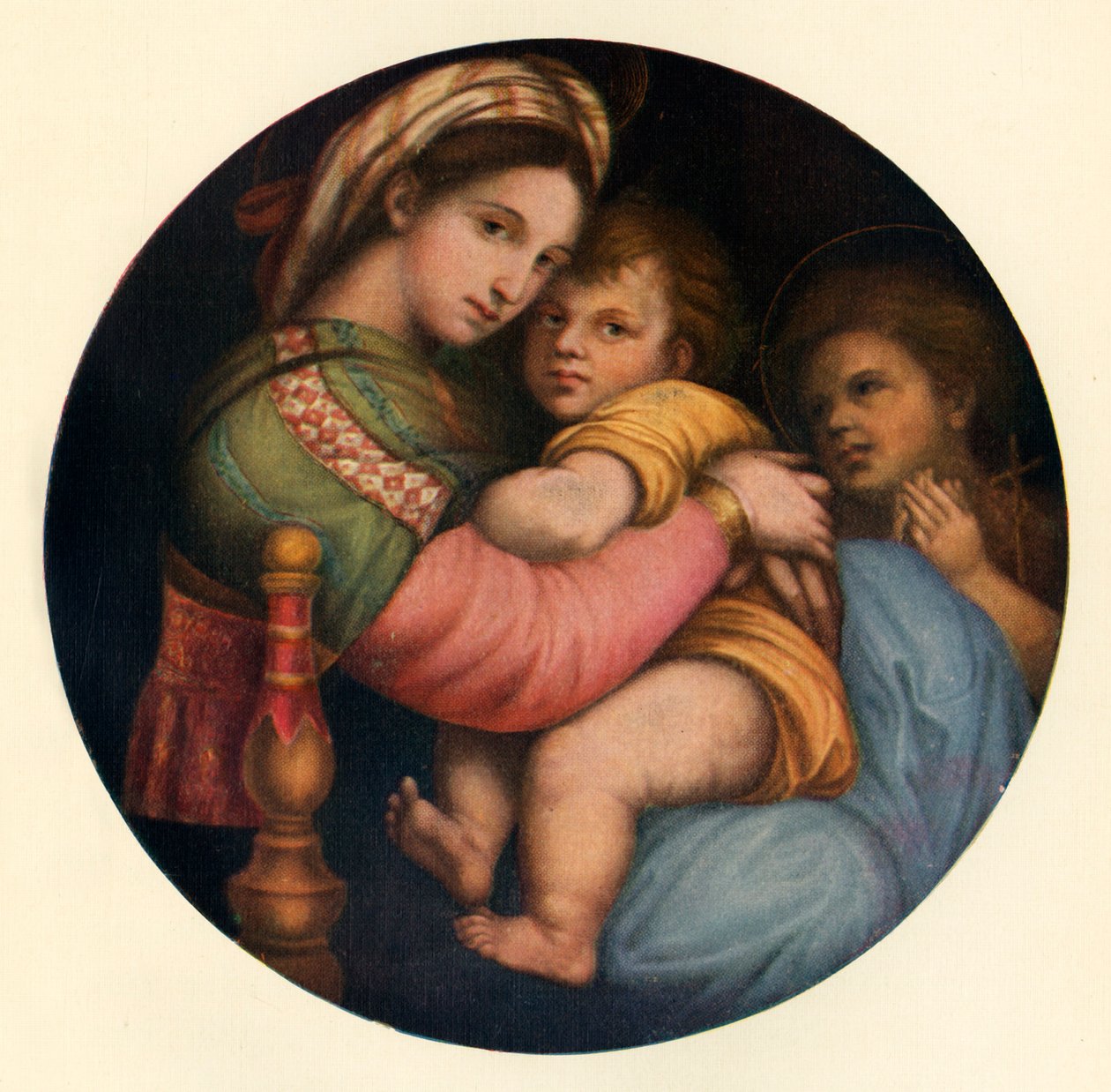 A Madonna Della Sedia, c1514, c1912 alkotó: Raffaello Sanzio Raphael