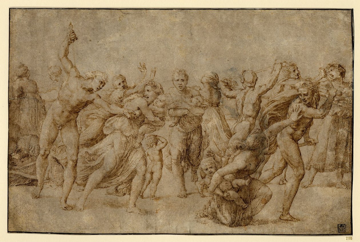 Az ártatlanok mészárlása c. 1512 alkotó: Raffaello Sanzio Raphael