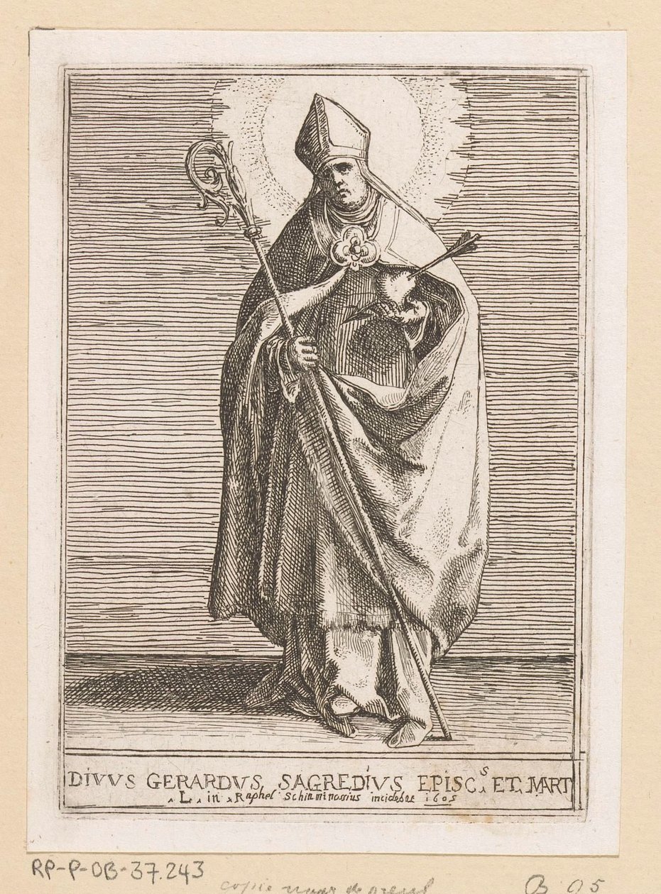 Szent Gerard Sagredo alkotó: Raffaello Schiaminossi