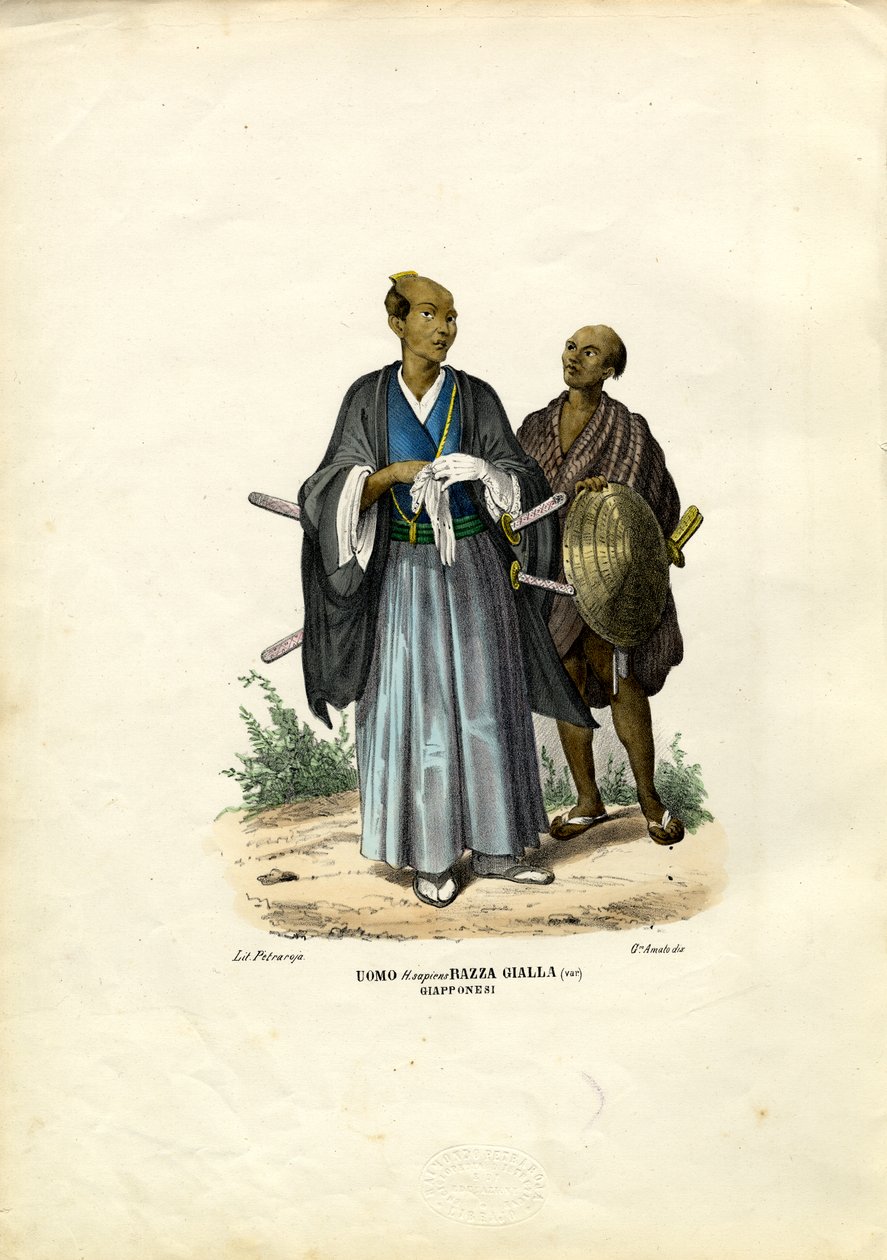 Japán nép, 1863-79 alkotó: Raimundo Petraroja