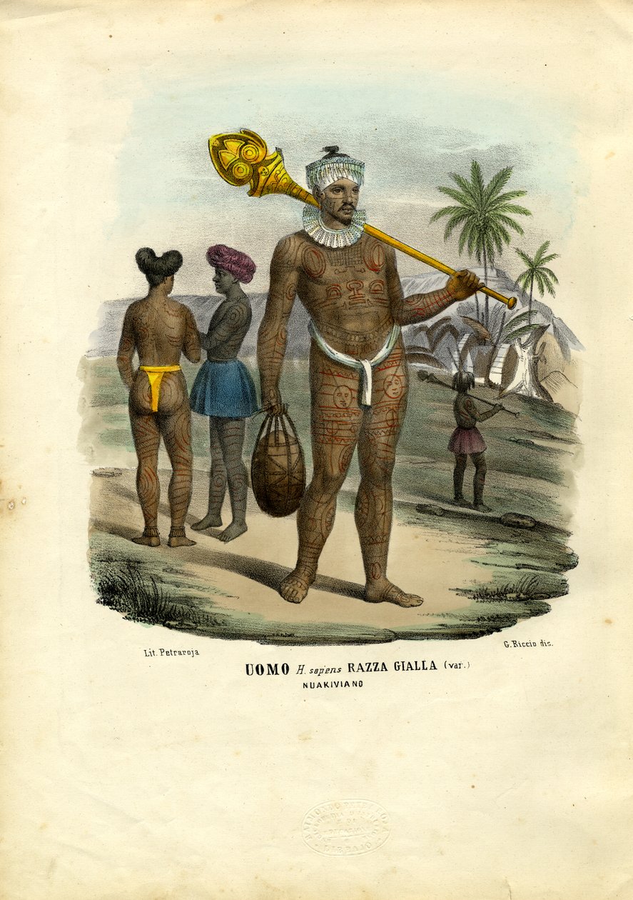 Nukahiwa emberek, 1863-79 alkotó: Raimundo Petraroja