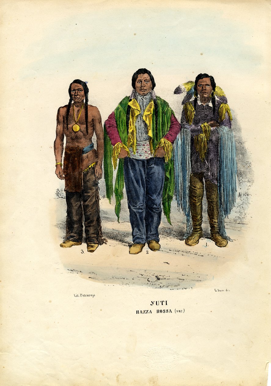 Yuti indiánok, 1863-79 alkotó: Raimundo Petraroja