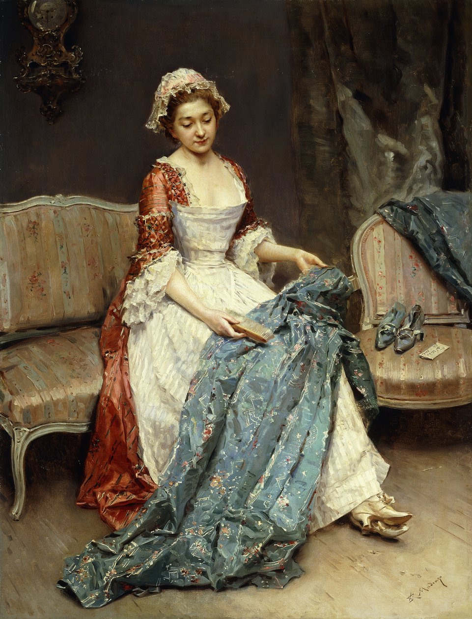 A bál után, alkotó: Raimundo de Madrazo y Garreta