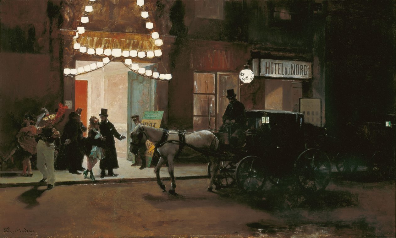 Elhagyni az Álarcosbált alkotó: Raimundo de Madrazo y Garreta