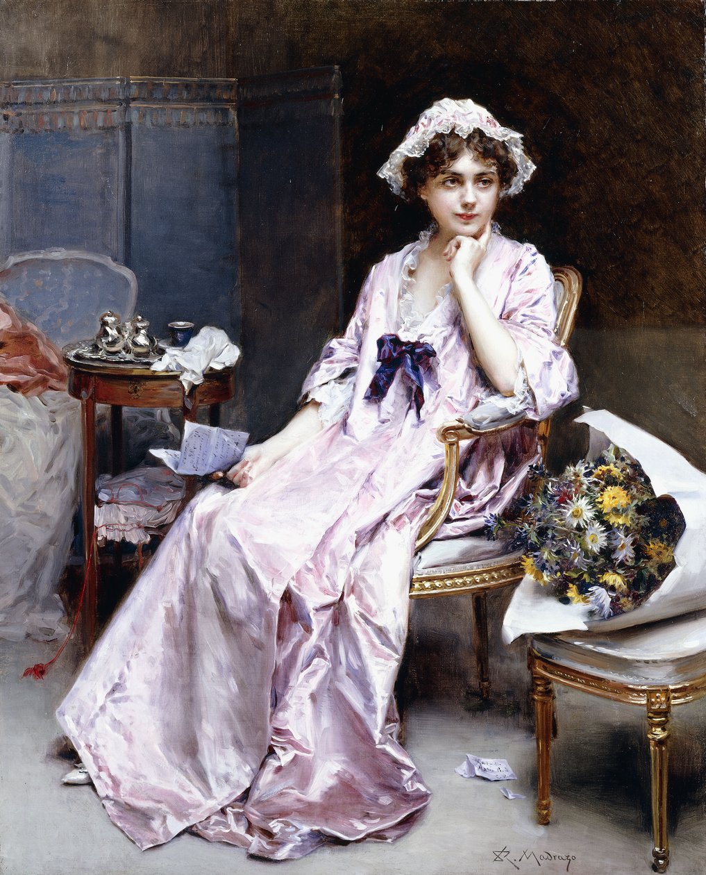 A vonakodó úrnő alkotó: Raimundo de Madrazo y Garreta