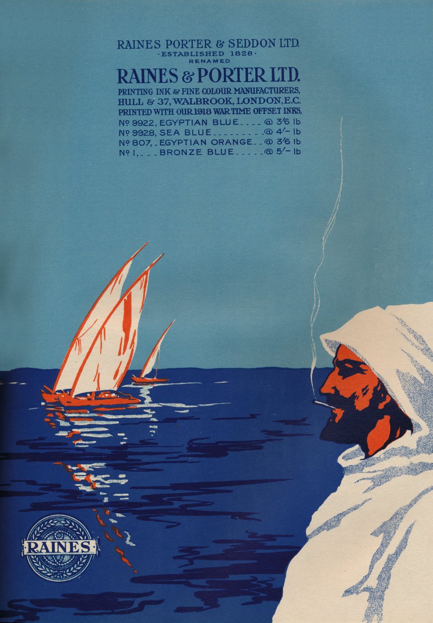 „Raines & Porter Ltd. Advert”, 1919 alkotó: Raines and Porter