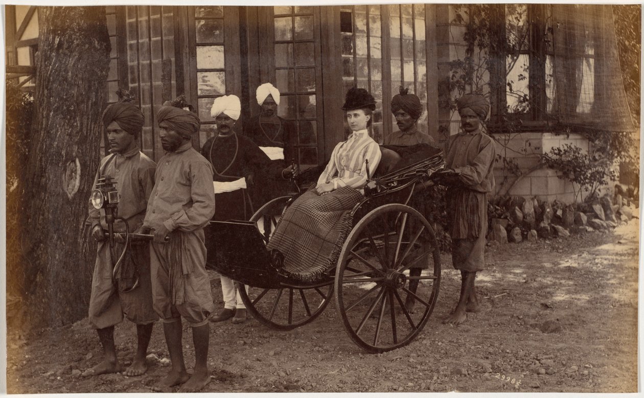 Lyall kisasszony, Simla alkotó: Raja Deen Dayal