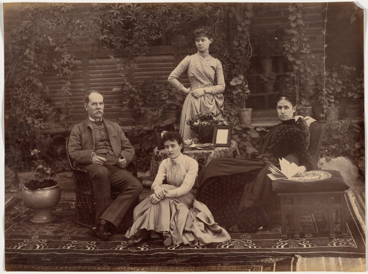 Sir Auckland Colvin és családja, Shimla alkotó: Raja Deen Dayal