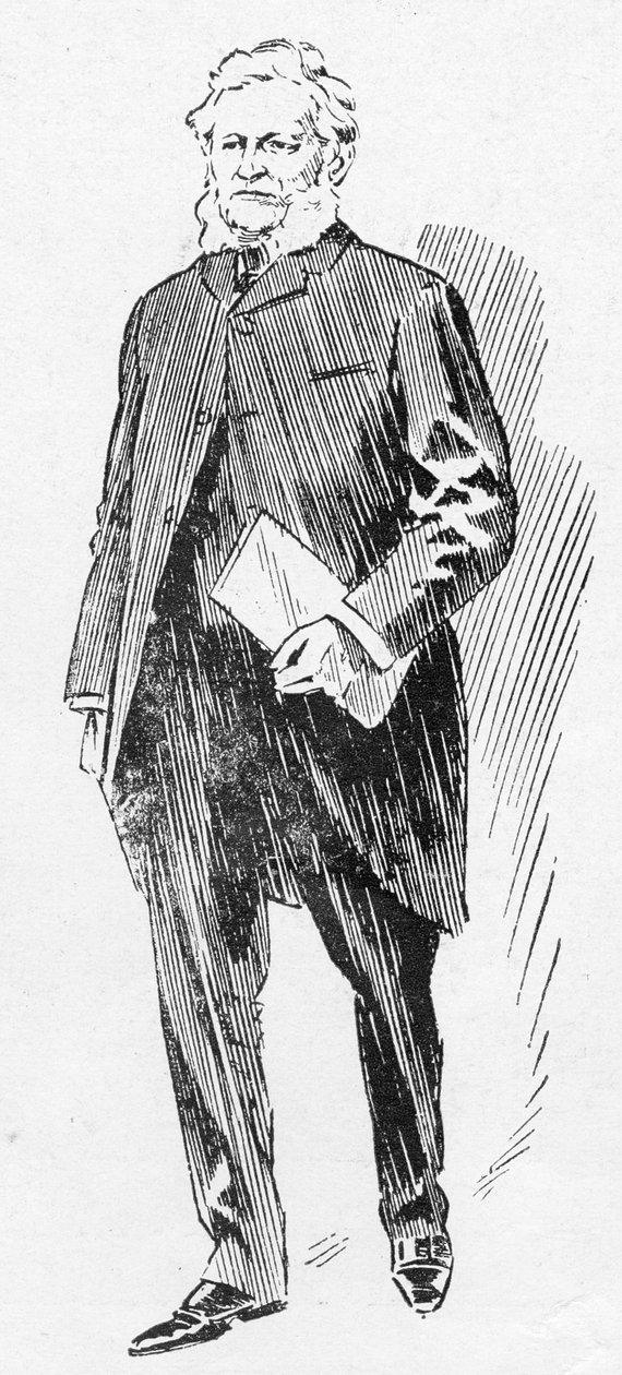 Meglehetősen idegen: Mr. Jesse Collings a „The Graphic”-ban, 1906. október 27-én megjelent „The Reassembling of Parliament” című cikkéből alkotó: Ralph Cleaver