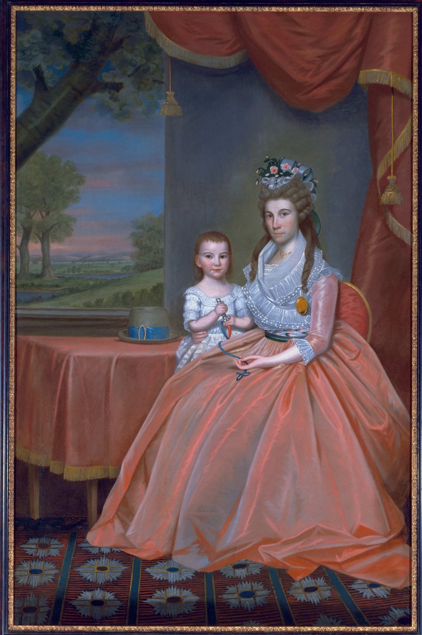 Mrs. Elijah Boardman és fia, William Whiting Boardman, 1796 körül alkotó: Ralph Earl