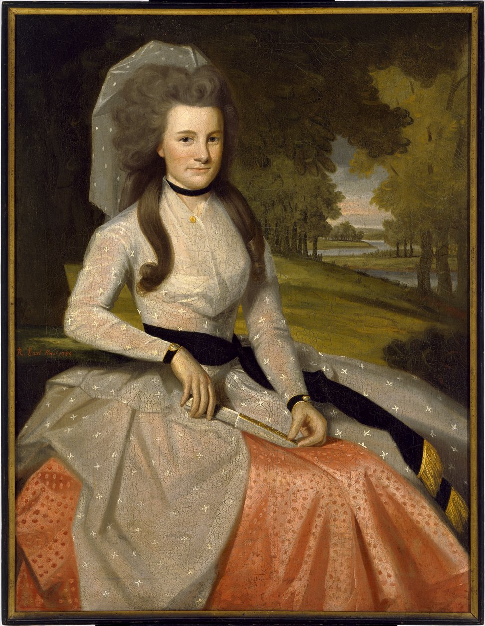 Clarissa Seymour portréja, 1789 alkotó: Ralph Earl