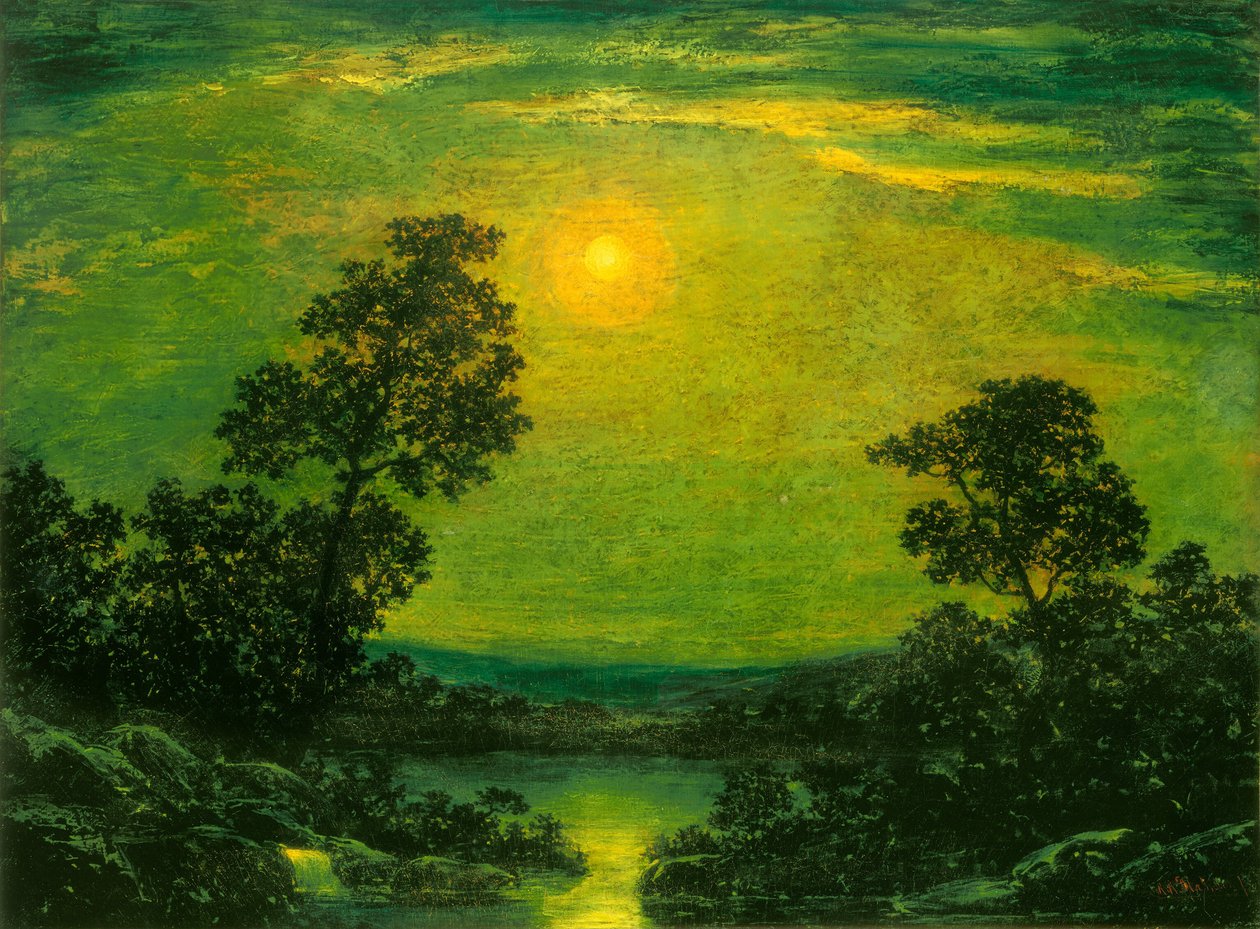 Holdfény, XX. század eleje. alkotó: Ralph Albert Blakelock