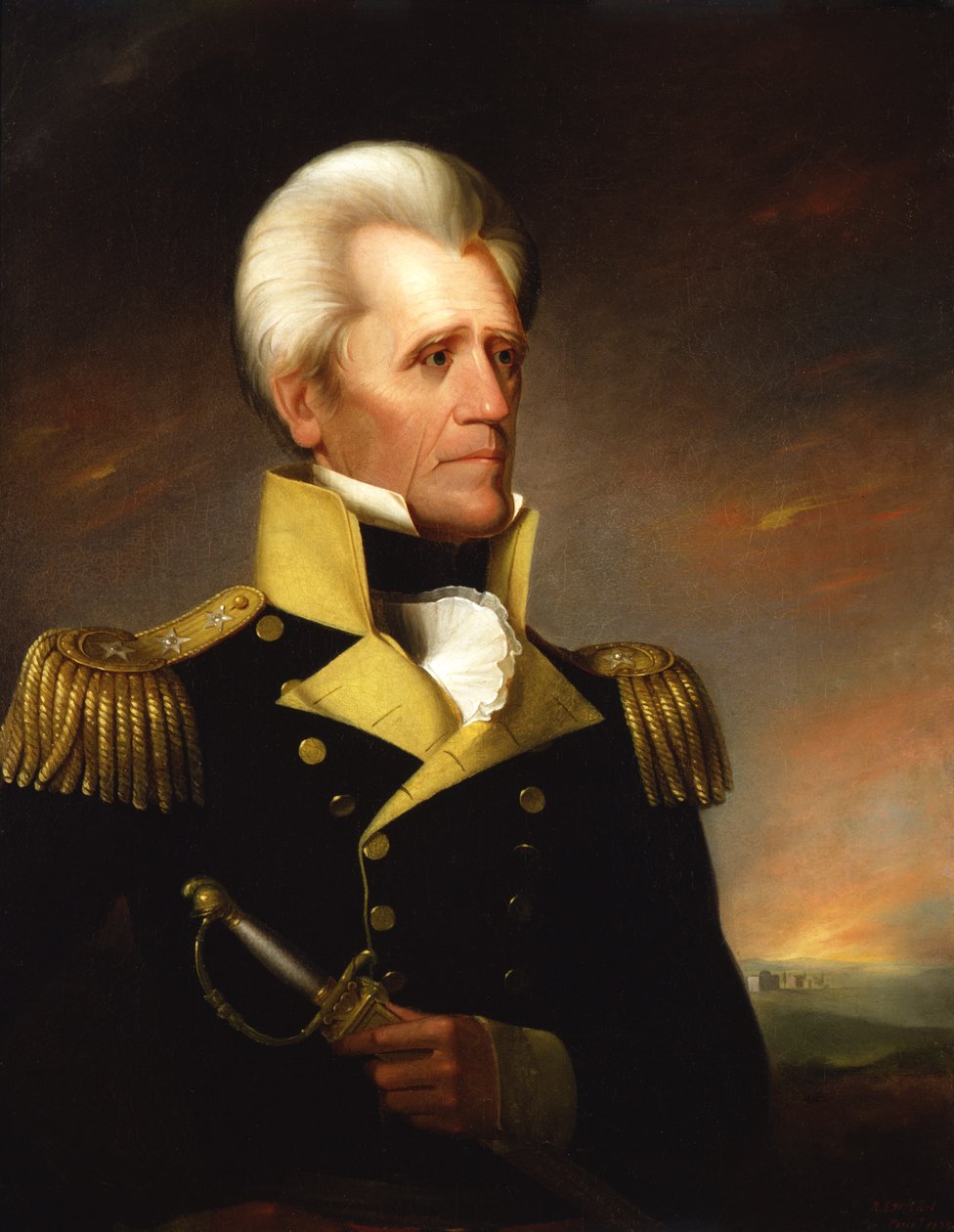 Andrew Jackson, 1835. alkotó: Ralph EW Earl