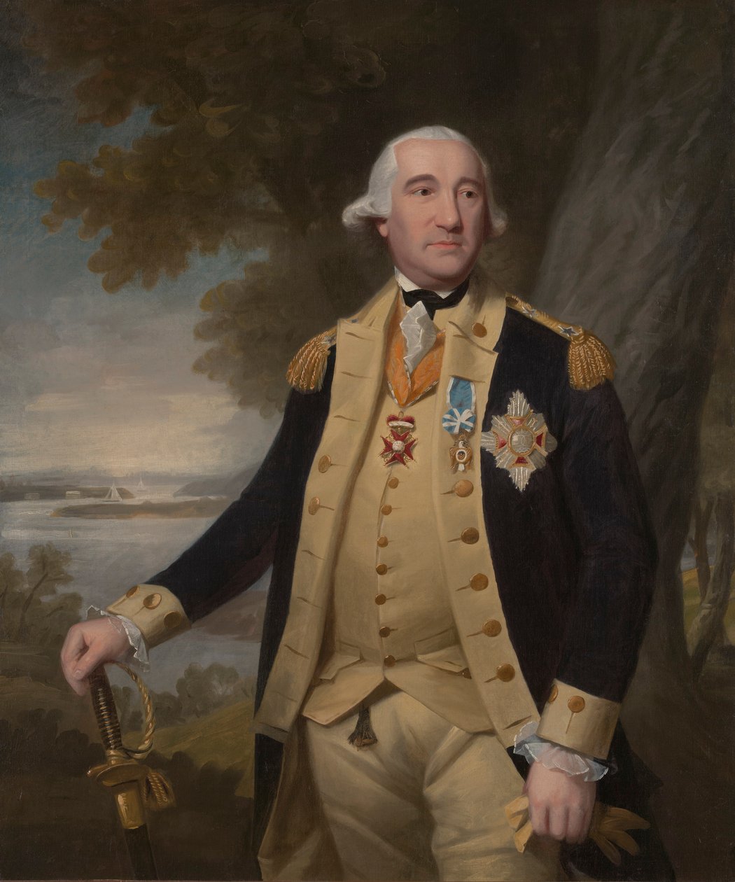 Friedrich Wilhelm Augustus Augustus báró von Steuben vezérőrnagy alkotó: Ralph Earl