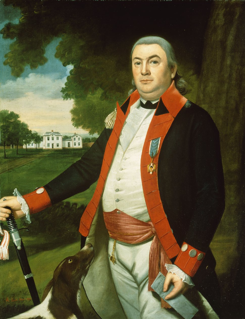 John Pratt kapitány portréja, Middleton, Connecticut, 1792 alkotó: Ralph Earl