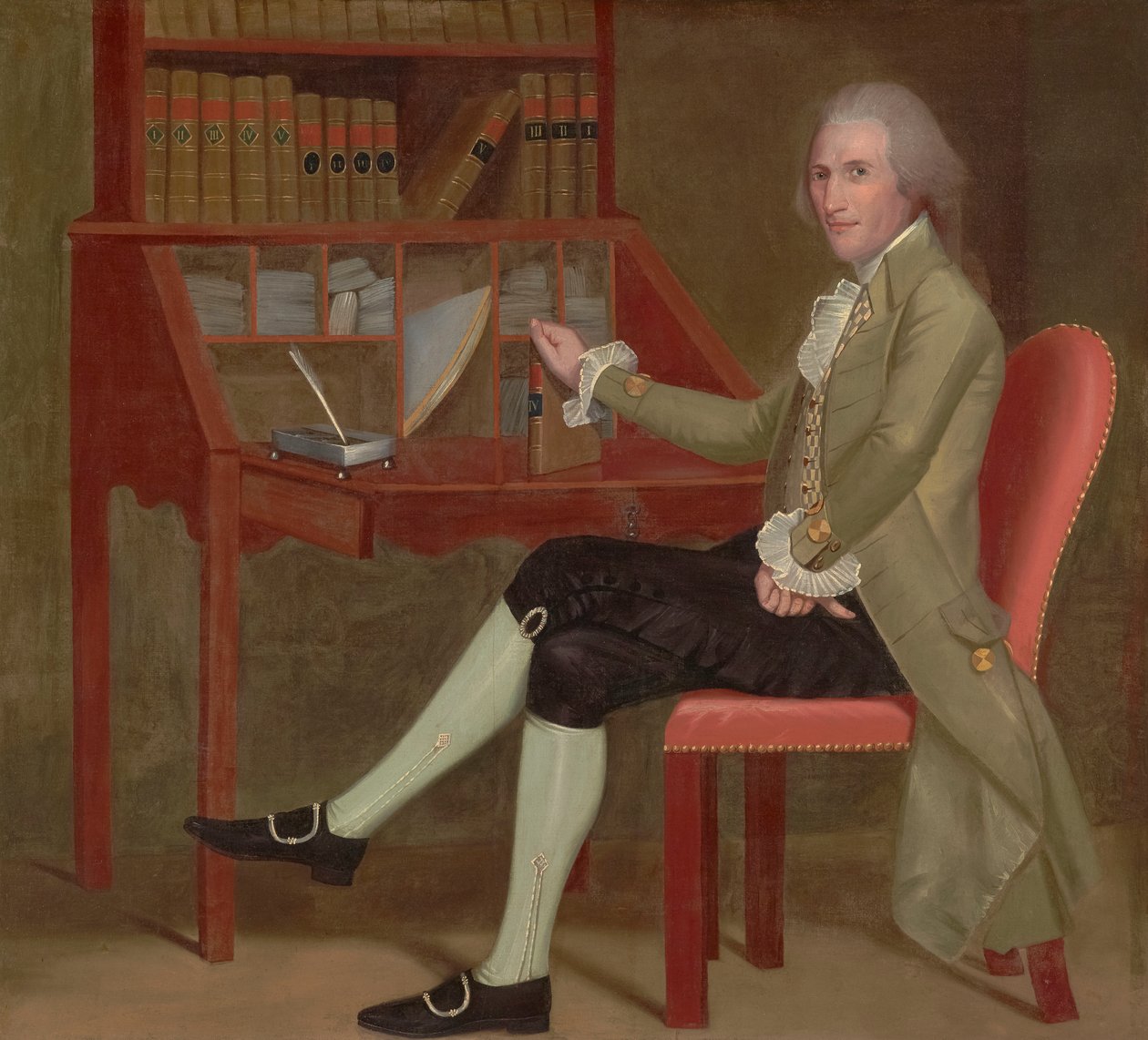David Baldwin portréja, 1790 alkotó: Ralph Earl