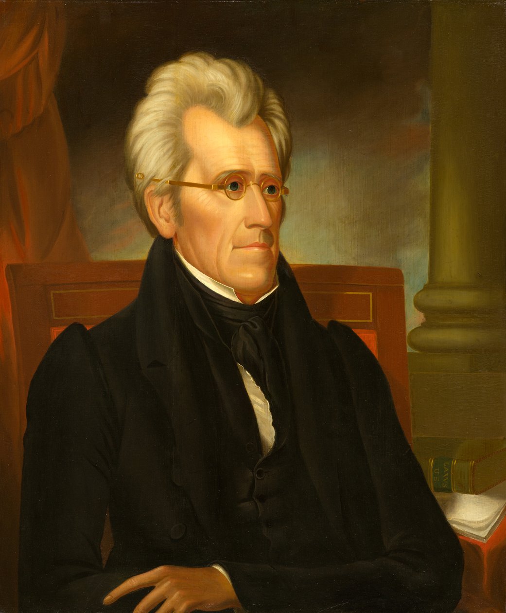 Andrew Jackson (1767–1845), 1830–1832 körül (olaj, panel) alkotó: Ralph Eleaser Whiteside Earl