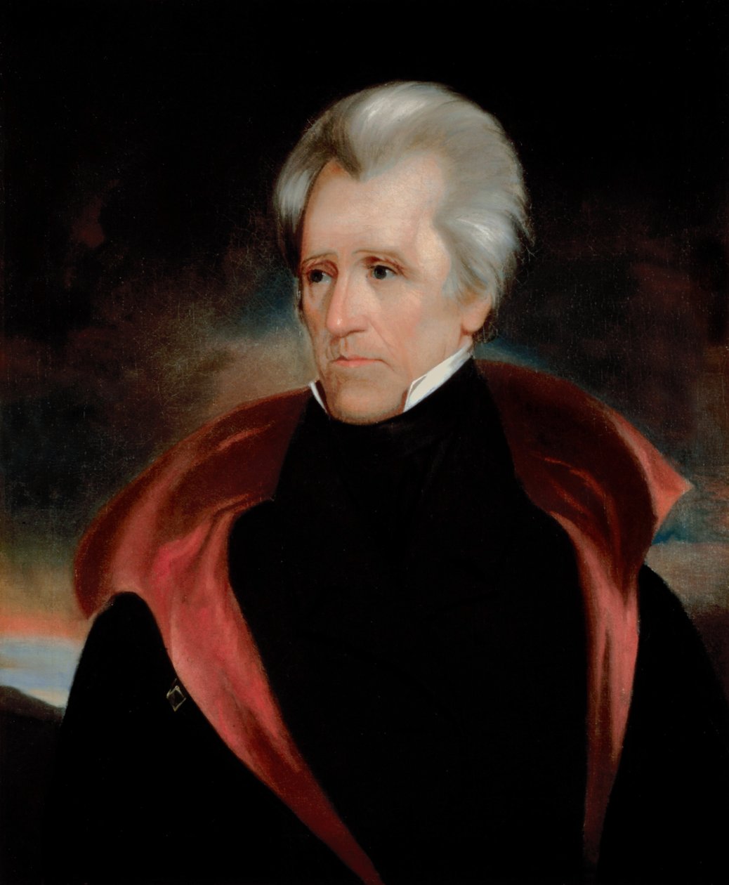 Andrew Jackson portréja, 1837 körül (olaj, vászon) alkotó: Ralph Eleaser Whiteside Earl