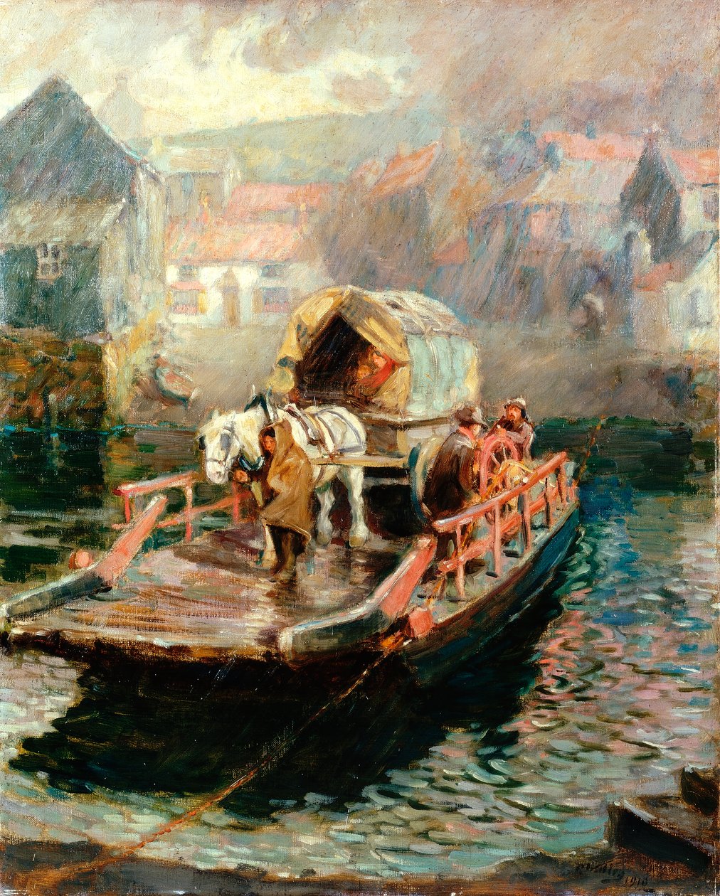 Hylton Ferry, 1910 alkotó: Ralph Hedley