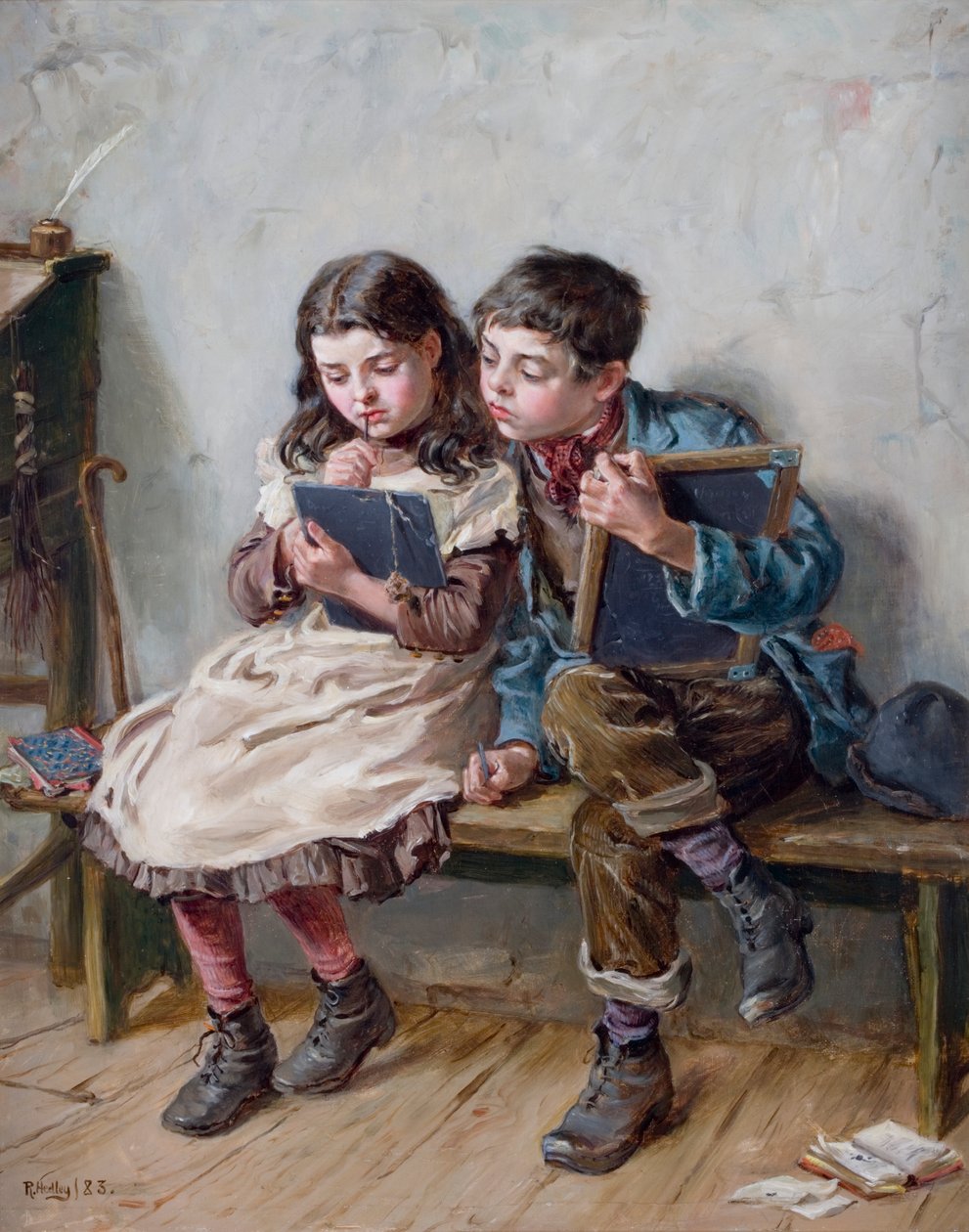 Az iskolában, 1883 alkotó: Ralph Hedley