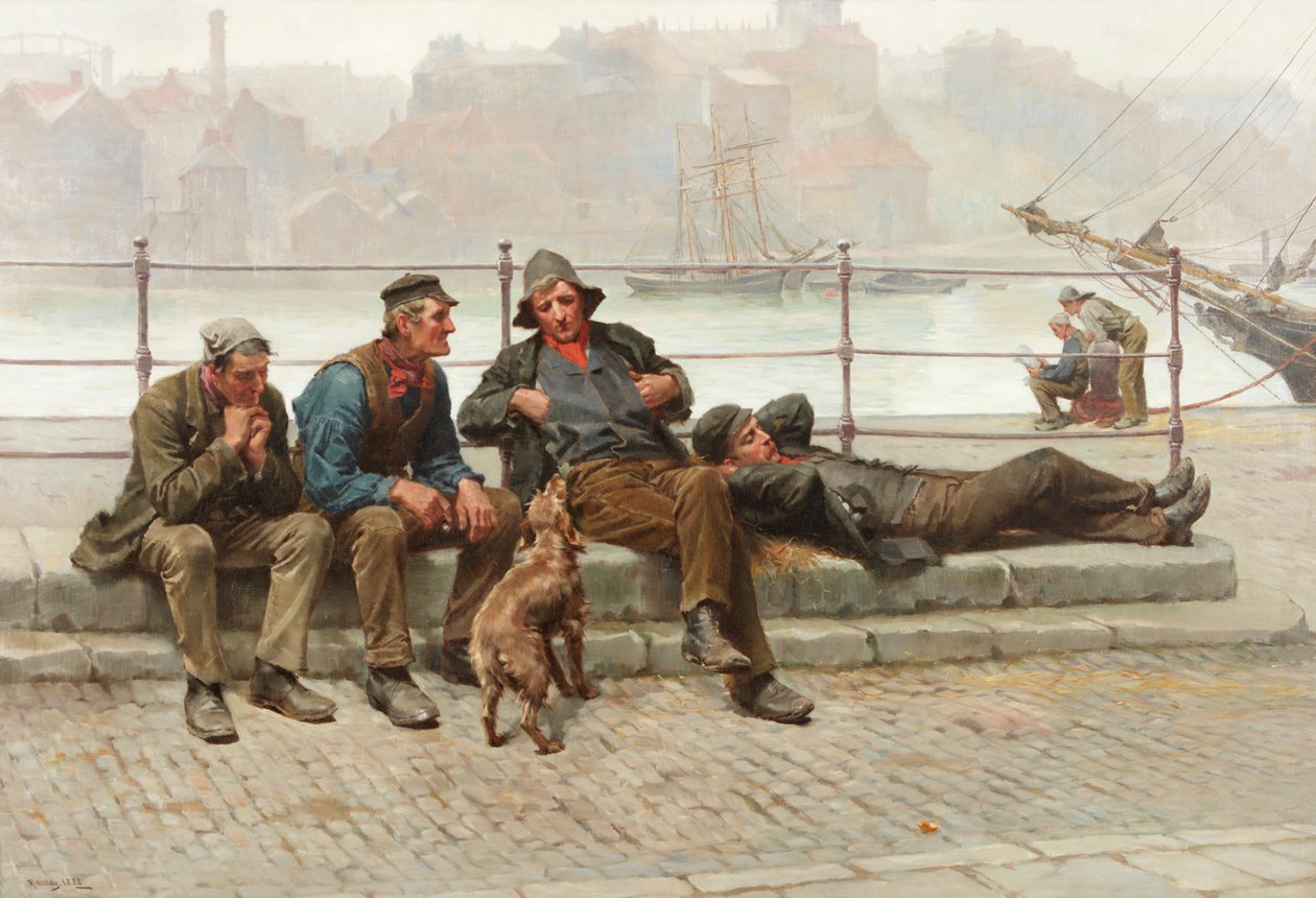 Munka nélkül, 1888 alkotó: Ralph Hedley