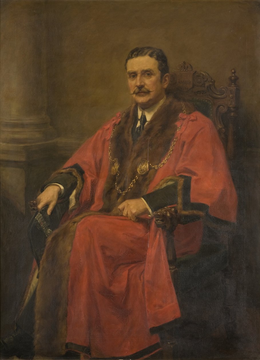 John Robert Lawson alderman portréja, J.P. alkotó: Ralph Hedley