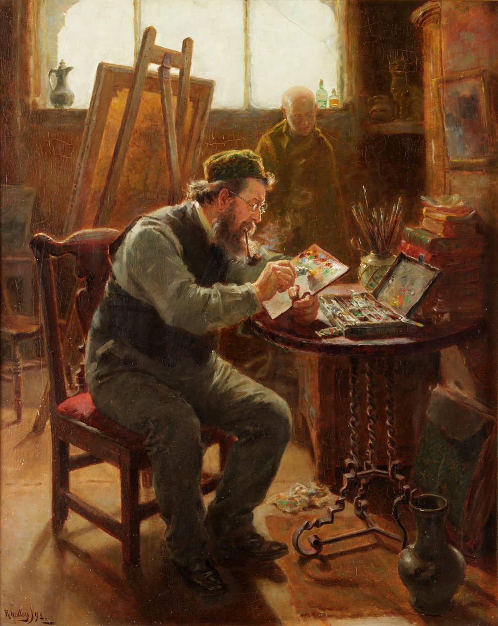 Stephen Brownlow portréja, 1892 alkotó: Ralph Hedley