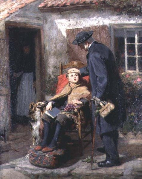 A lábadozó vagy a lelkész alkotó: Ralph Hedley
