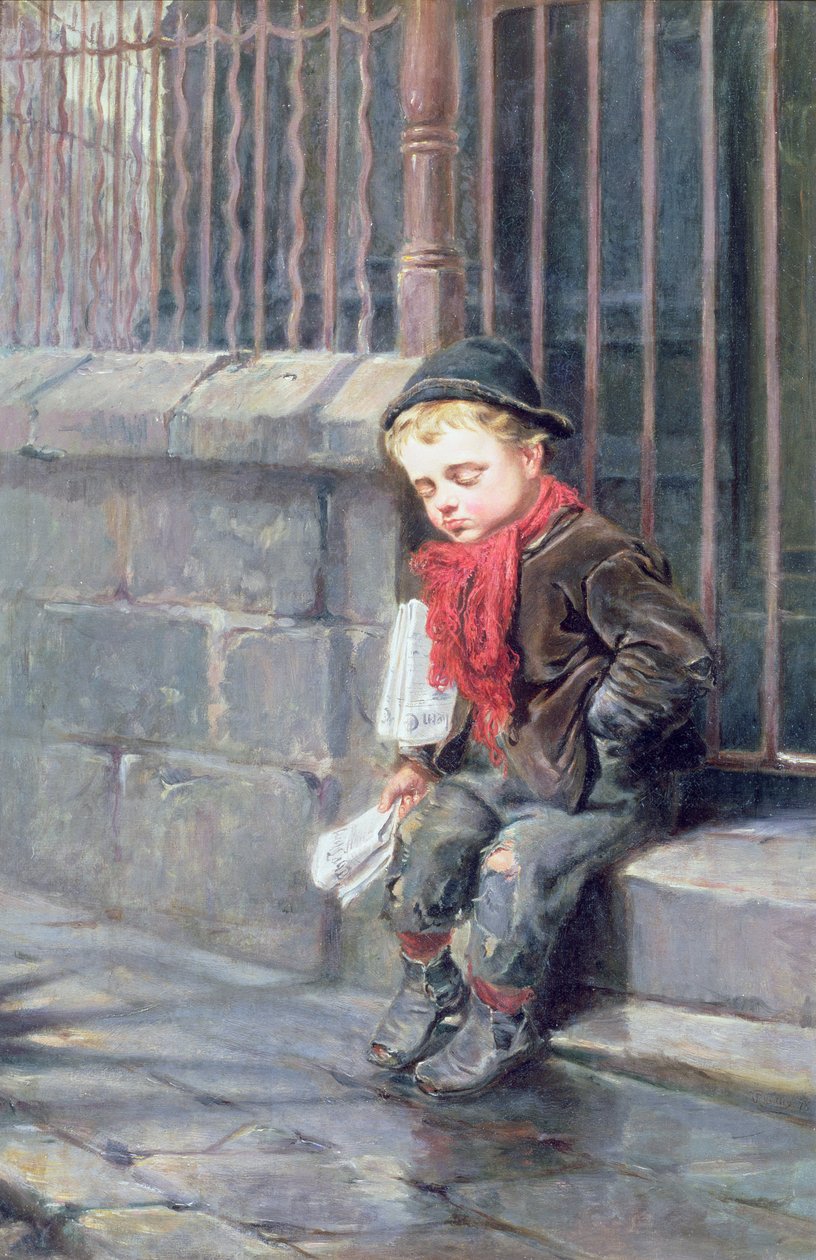 The News Boy alkotó: Ralph Hedley