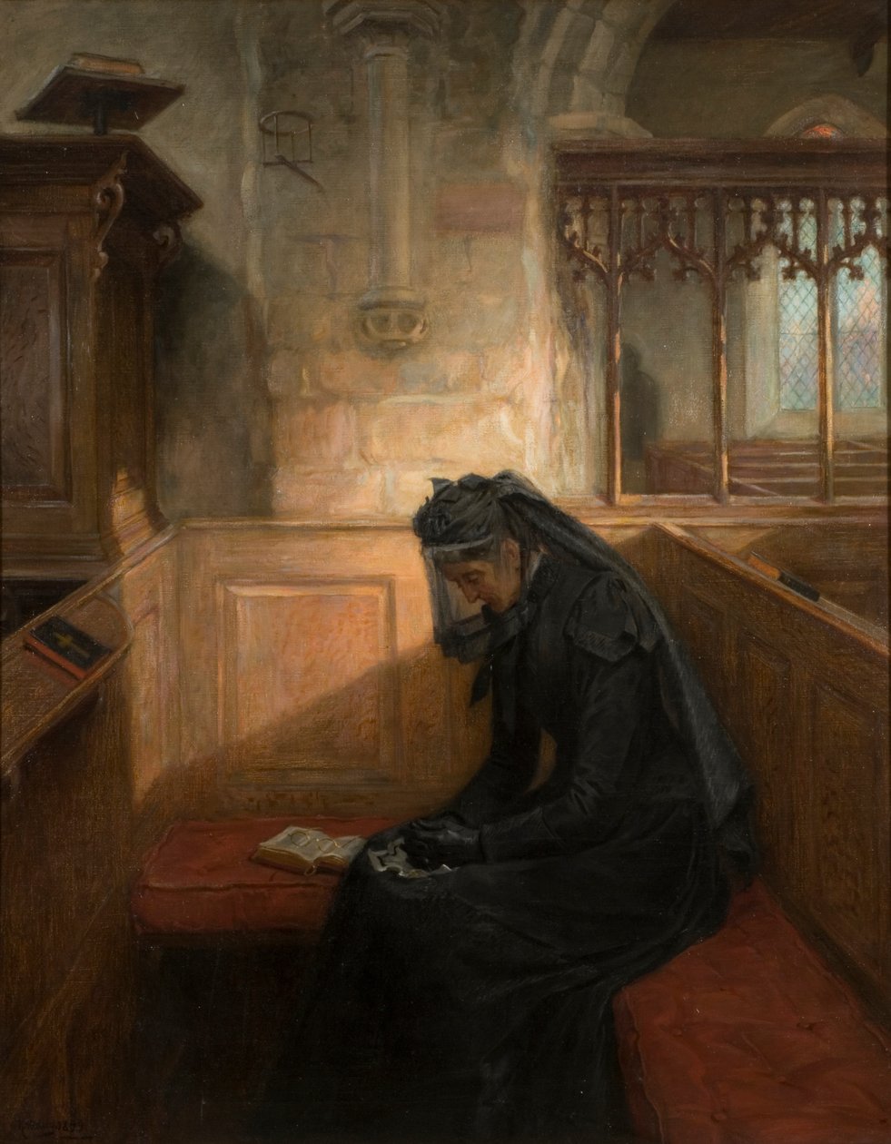Az özvegy, 1899 alkotó: Ralph Hedley