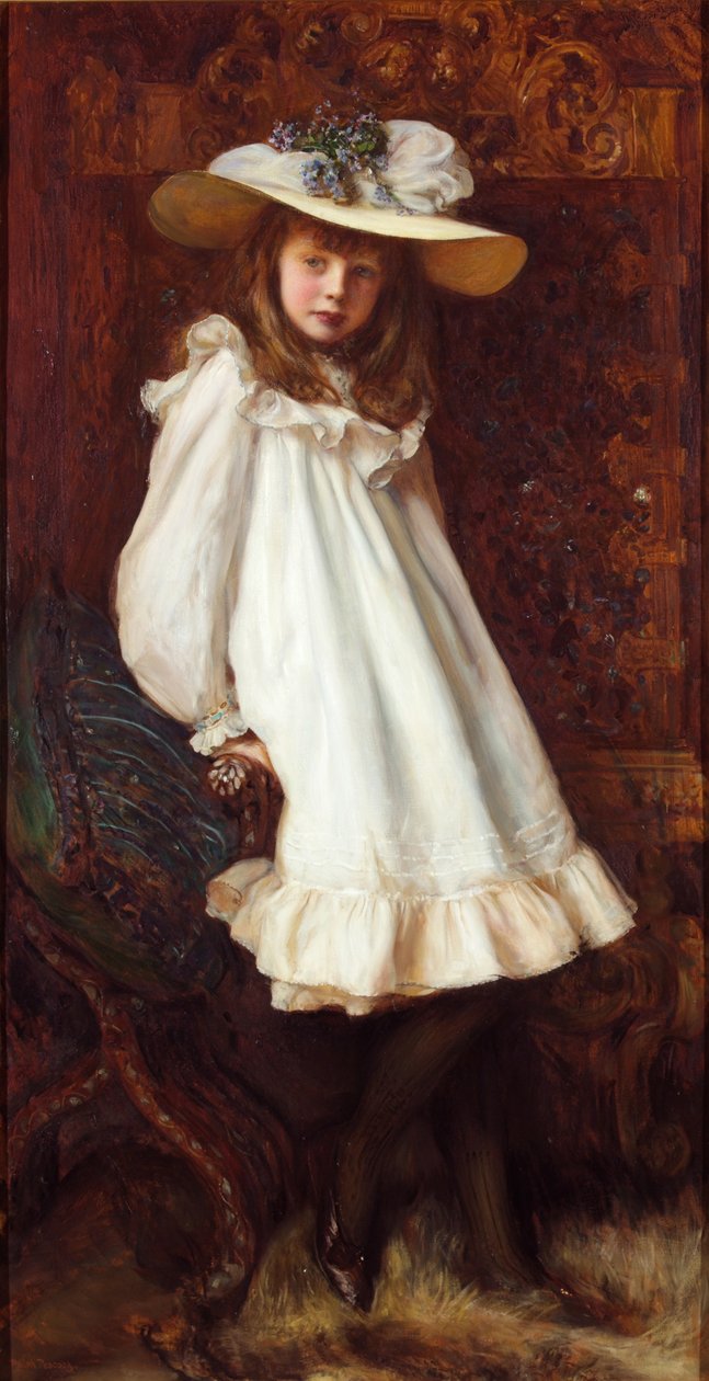 Lady Maud Cavendish portréja (olaj, vászon) alkotó: Ralph Peacock