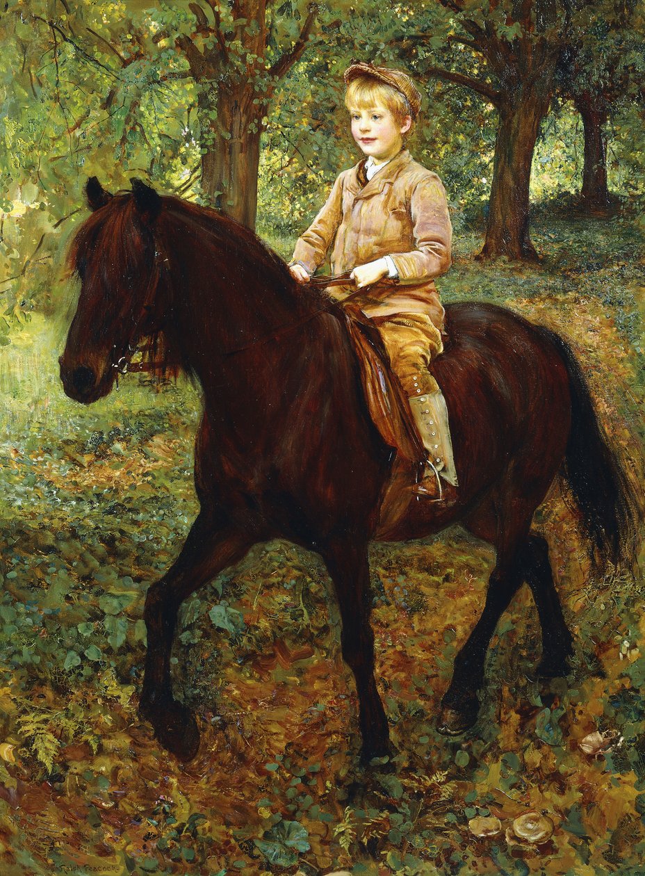 The Morning Ride (olaj, vászon) alkotó: Ralph Peacock