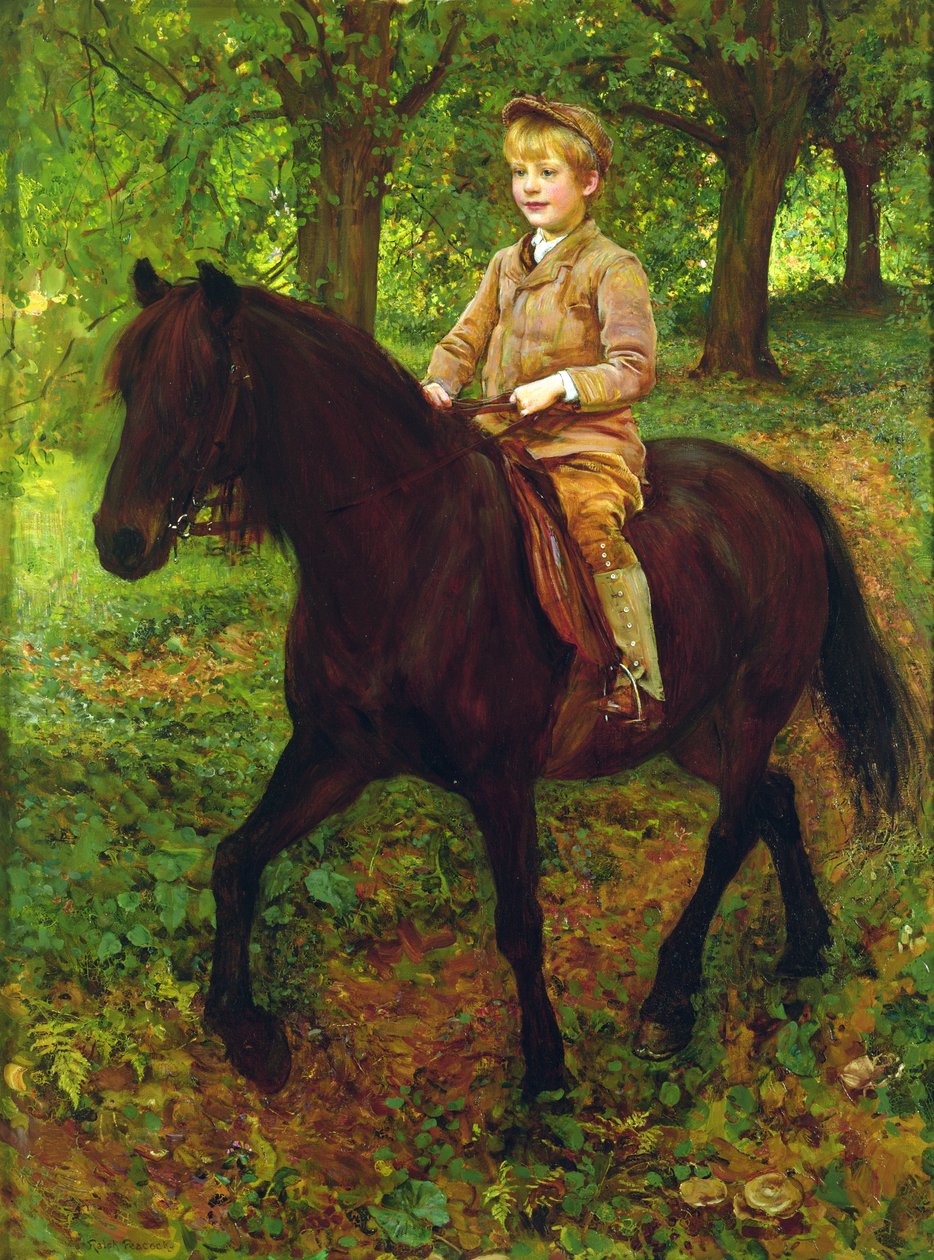 Az erdőn keresztül (olaj, vászon) alkotó: Ralph Peacock