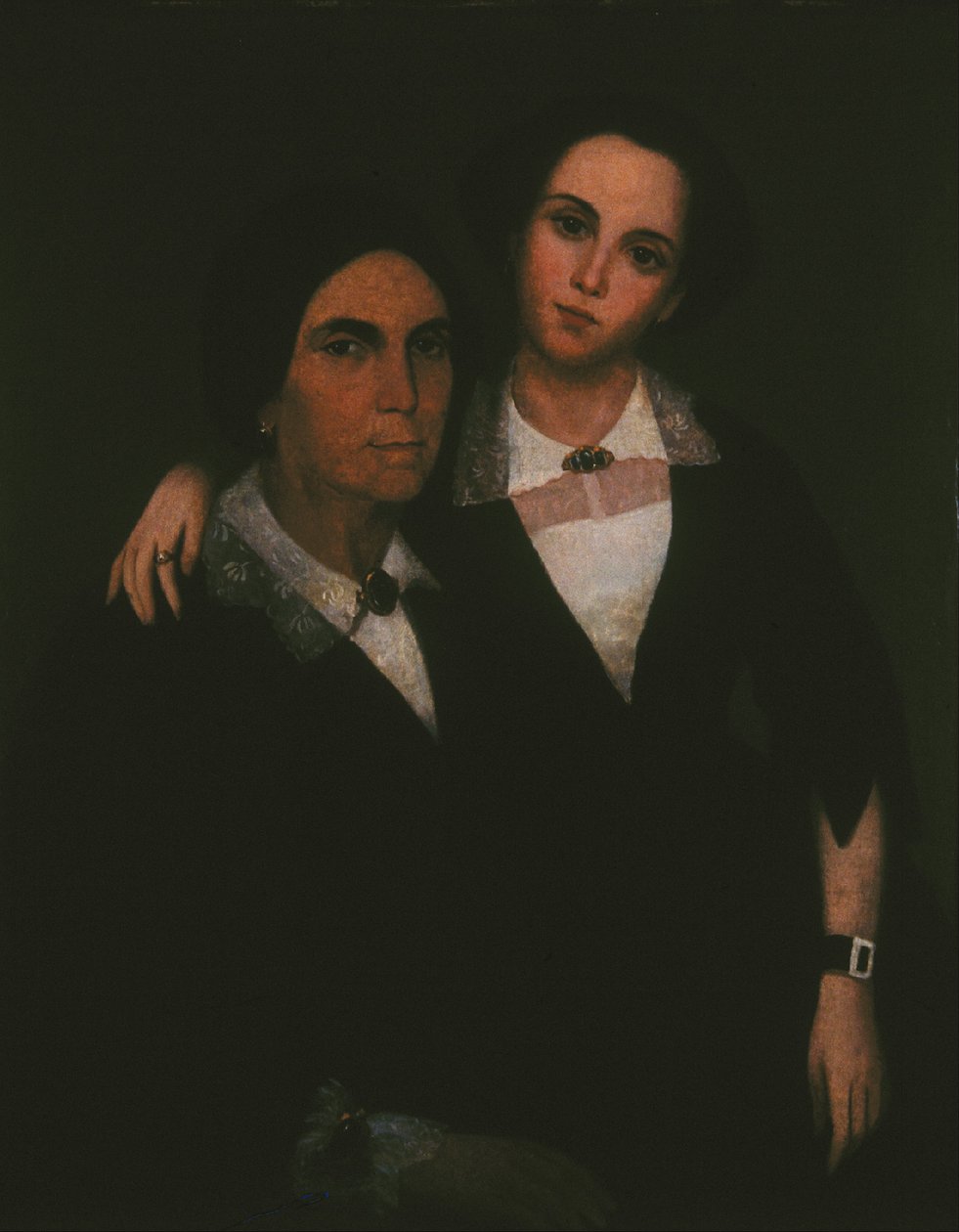 Untitled (Buenaventura Valentín úr anyja és lánya) alkotó: Ramón Atiles y Pérez